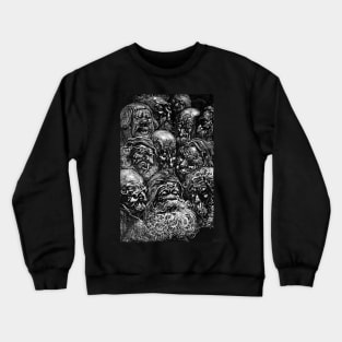 Spooky Faces Crewneck Sweatshirt